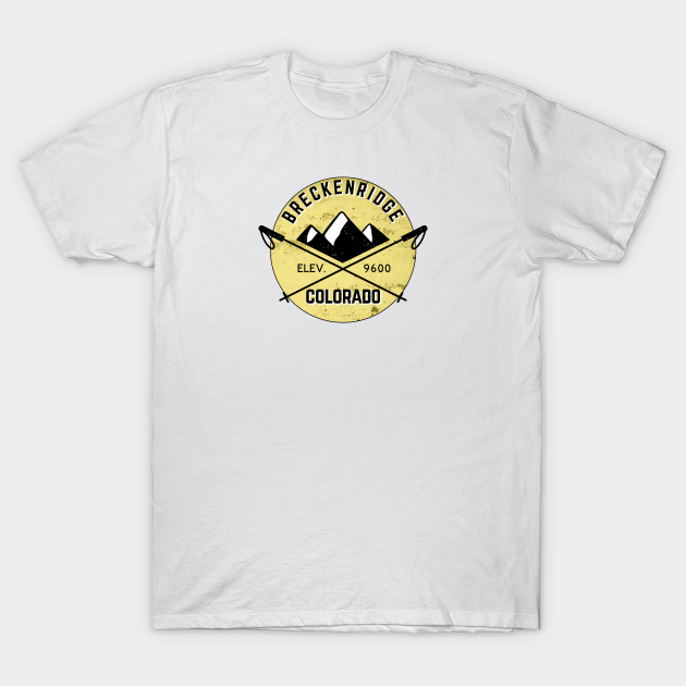 Skiing Breckenridge Colorado Breckenridge TShirt TeePublic